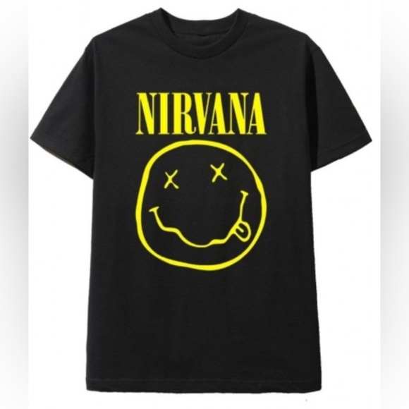 Other - New! Nirvana Smiley Tee